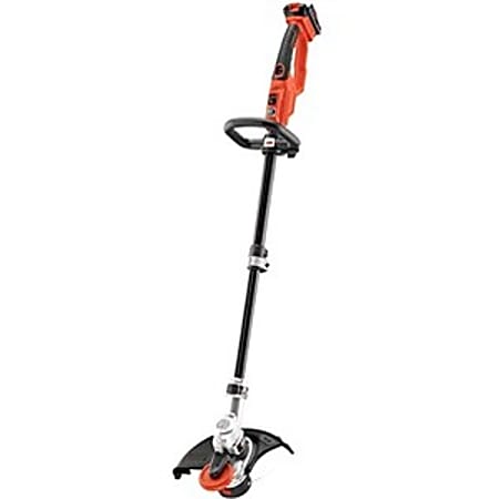 Black Decker 12 20v MAX Lithium Trimmer and Edger Battery Powered 12 Cut 65  mil Line Diameter Cordless Lithium Ion Li Ion - Office Depot