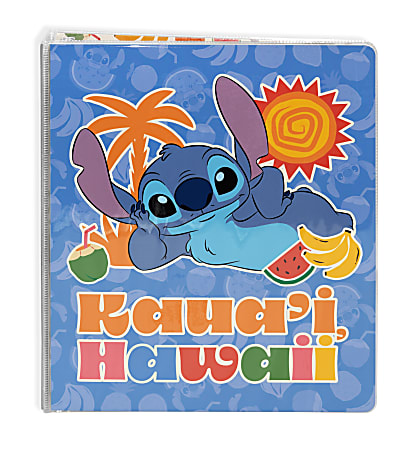 Disney Lilo &amp; Stitch 3-Ring Licensed 1 Inch Vinyl Binder
