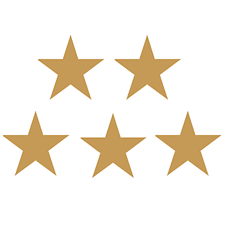 Teacher Created Resources Gold Stars Foil Stickers, 1/2", Gold, Pre-K - Grade 12, Pack Of 294