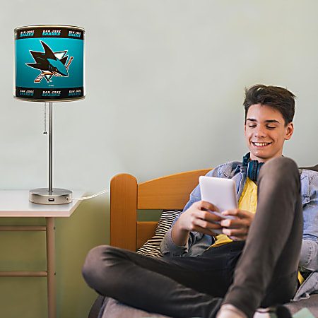 Imperial NHL Table Lamp 19 H San Jose Sharks - Office Depot