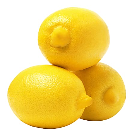 National Brand Fresh Lemons 3 Lb Bag - Office Depot