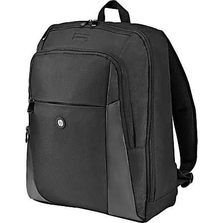 HP Carrying Case (Backpack) for 15.6" Notebook - Black - Foam Interior Material - Shoulder Strap - 16.5" Height x 12.5" Width x 5" Depth - 1 Pack