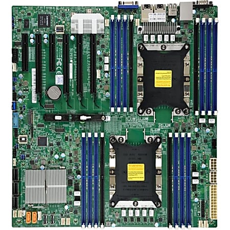 Supermicro X11DPI-N Server Motherboard - Intel C621 Chipset - Socket P LGA-3647 - Extended ATX - Xeon Processor Supported - MBDX11DPINB