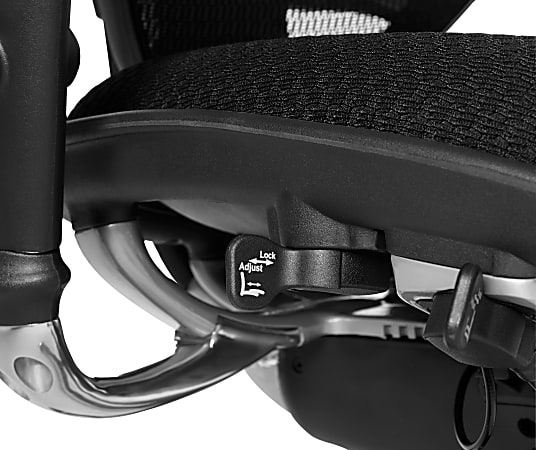 WorkPro Quantum 9000 Series Ergonomic MeshPremium Fabric Mid Back