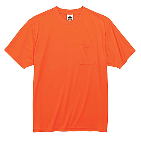Ergodyne GloWear 8089 Non-Certified T-Shirt, 5X, Orange