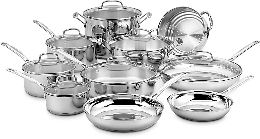 Cuisinart Chef's Classic 8-Quart Aluminum Stock Pot Lid(s) Included in the  Cooking Pots department at