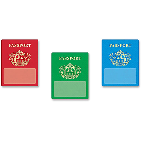 Trend Passport Classic Accents - Learning, Fun Theme/Subject - 36 (Passport) Shape - Precut, Durable, Reusable - 6" Height x 7" Length - Multicolor - 36 / Pack