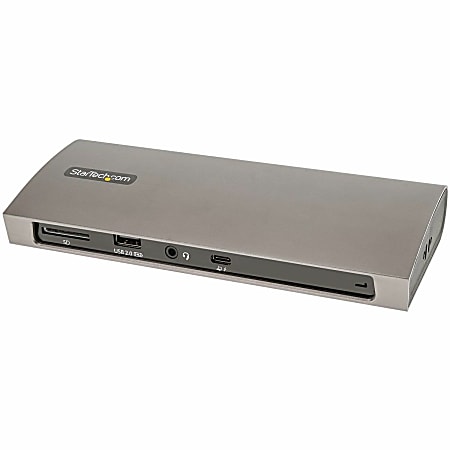 StarTech.com Thunderbolt 4 Dock, 96W Power Delivery, Single 8K/Dual Monitor 4K 60Hz, 3x TB4/USB4 ports, 4x US - TB4CDOCK