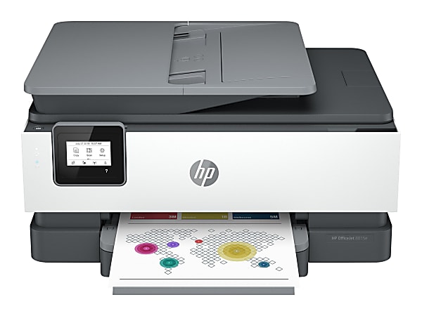 HP OfficeJet 8015e Wireless All-in-One Printer with 6 Months of Free Instant Ink with HP+ (228F5A)
