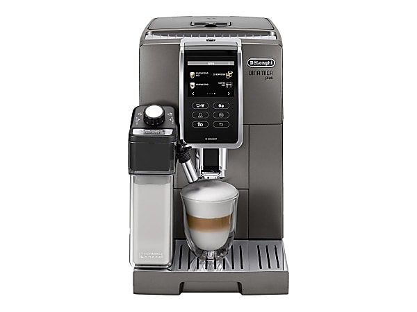 De'Longhi Dinamica Plus ECAM37095TI - Automatic coffee machine with milk frother - 19 bar - titanium