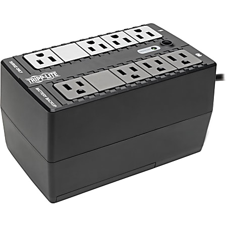 Tripp Lite 120V 500VA 260W Standby UPS, 8 Outlets (NEMA 5-15R), 5-15P Plug, 5 ft. Cord, Desktop/Wall Mount - BC500