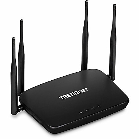 TRENDnet AC1200 Dual Band WiFi Router; TEW-831DR; 4x 5dBi Antennas; Wireless AC 867Mbps; Wireless N 300Mbps; Business or Home Wireless AC Router