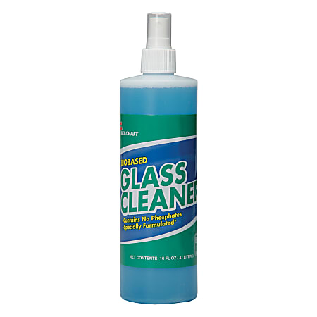 SKILCRAFT® Quick-Drying Glass Cleaner Spray, 16 Oz Bottle,