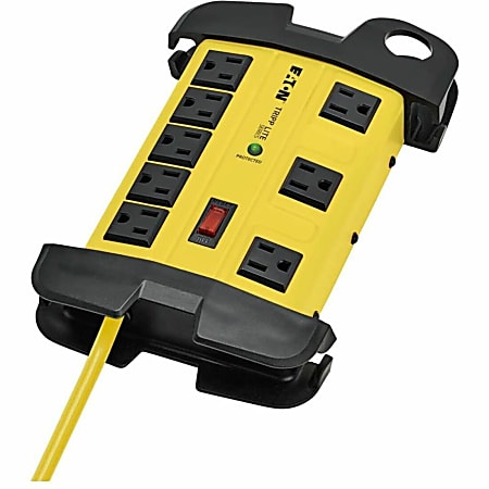 Eaton Tripp Lite Series Safety Surge Protector 120V 8 Outlet Metal 25' Cord OSHA - Surge protector - 15 A - TLM825SA