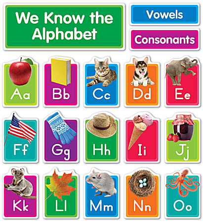 Scholastic Our Photo Alphabet Bulletin Board Set, Pre-K To 1st Grade
