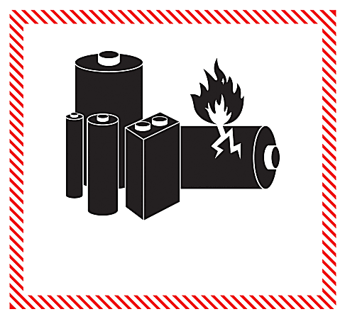Tape Logic® Preprinted Shipping Labels, DL1397, Caution — Lithium Battery  Handling, Rectangle, 4 5/8