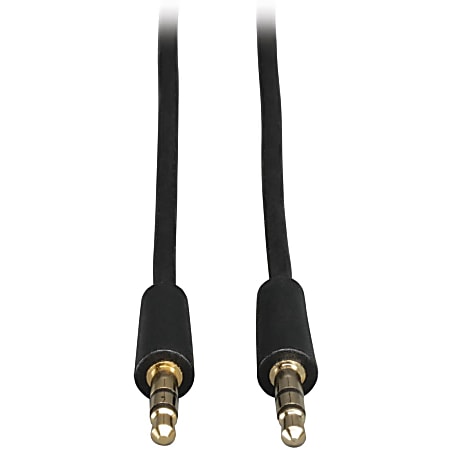 Tripp Lite 3.5mm Mini Stereo Audio Cable for Microphones, Speakers and Headphones - (M/M) 6-ft.