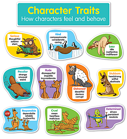 Scholastic Character Traits Bulletin Board Set, 3rd Grade