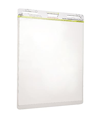 Wizard Wall White Film Easel Pads, 15 Sheets Per Pad, Pack Of 2