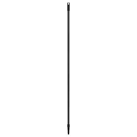 Gritt Commercial Threaded Fiberglass Broom/Squeegee Handle, 60", Black