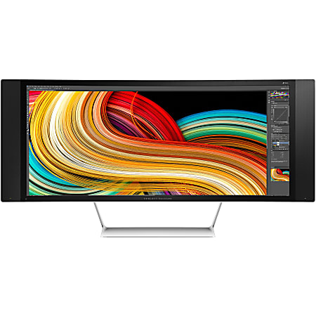 HP Business Z34c 34" UW-QHD Curved Screen LED LCD Monitor - 21:9 - Black - 3440 x 1440 - 350 Nit - 8 ms - HDMI - DisplayPort