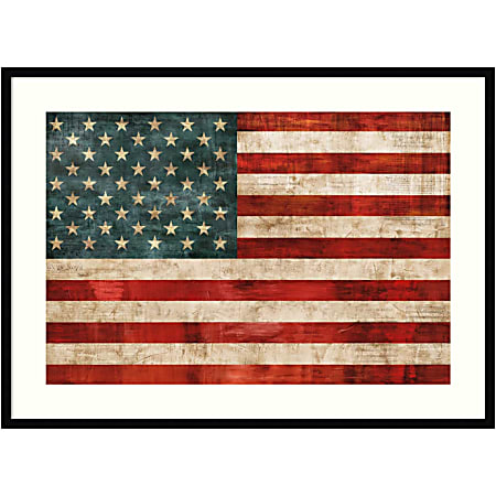 Amanti Art Allegiance by Luke Wilson Wood Framed Wall Art Print, 30”H x 41”W, Black