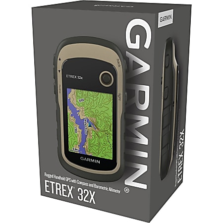 Garmin eTrex 32x Handheld GPS Navigator Rugged Handheld Mountable 2.2 65000  Colors Compass Barometer Altimeter Turn by turn Navigation USB 25 Hour  Preloaded Maps 240 x 320 Water Resistant - ODP Business Solutions