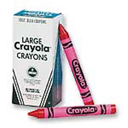Crayola® Large Crayon Refills #33, Black, Box Of 12