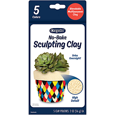 Crayola Sculpting Clay, Assorted Colors, 5 Count
