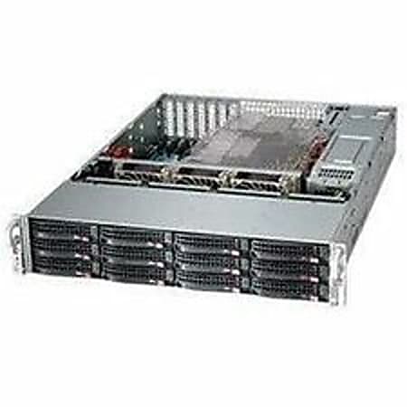 Supermicro SuperChassis Server Case - Rack-mountable - Black - 2U - 1200 W - EE-ATX, ATX, EATX Motherboard Supported - CSE826BE1C4R1K23LPB