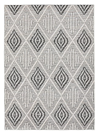 Linon Aria Area Rug, 3' x 5', Arkin Cream/Gray