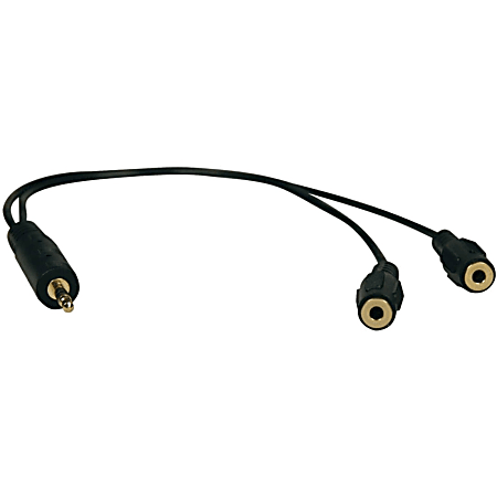 Ativa 3.5mm Auxiliary Audio Cable 6 Black 26917 - Office Depot