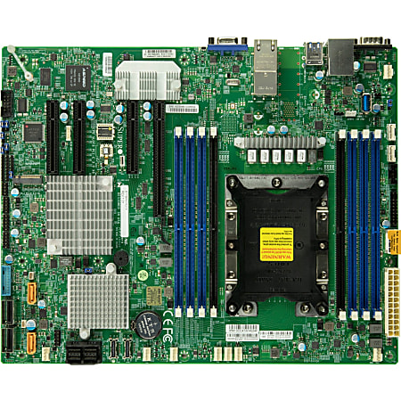 Supermicro X11SPH-NCTF Server Motherboard - Intel C622 Chipset - Socket P LGA-3647 - ATX - Xeon Processor Supported - 1 TB DDR4 SDRAM Maximum RAM - RDIMM, DIMM, LRDIMM - 8 x Memory Slots - 10 x SATA Interfaces