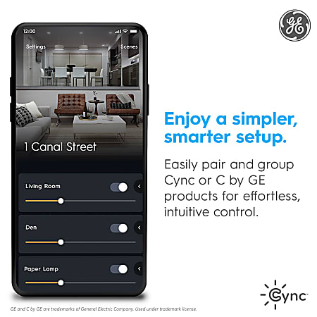GE CYNC Smart Temperature Sensor, Smart WiFi Thermostat Sensor, Humidity  Sensor, Works with Cync Smart Thermostat (Sold Separately)