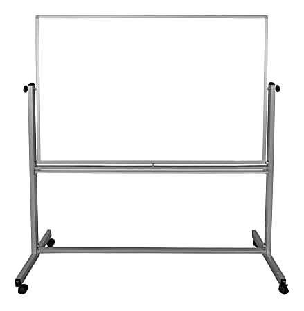 Luxor Magnetic Double-Sided Magnetic Mobile Dry-Erase Whiteboard,