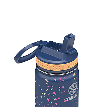 Confetti Takeya Kids Water Bottle Takeya Actives Straw Lid