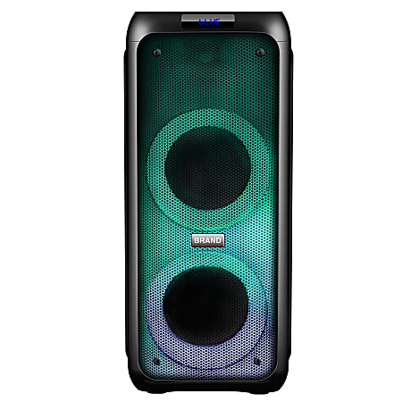 Supersonic Bluetooth® Speaker With Light Show, Black