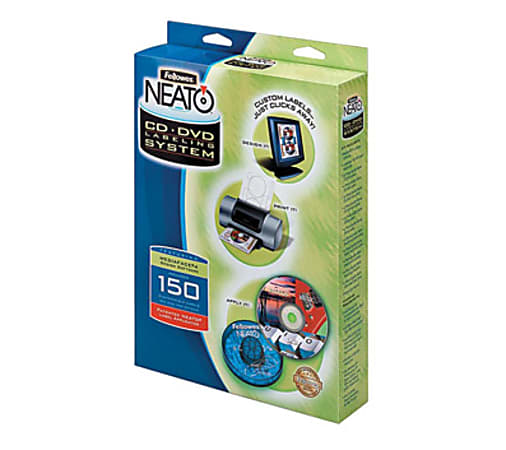 Fellowes® Neato® CD Labeler Kit With Applicator, Labels And Inserts