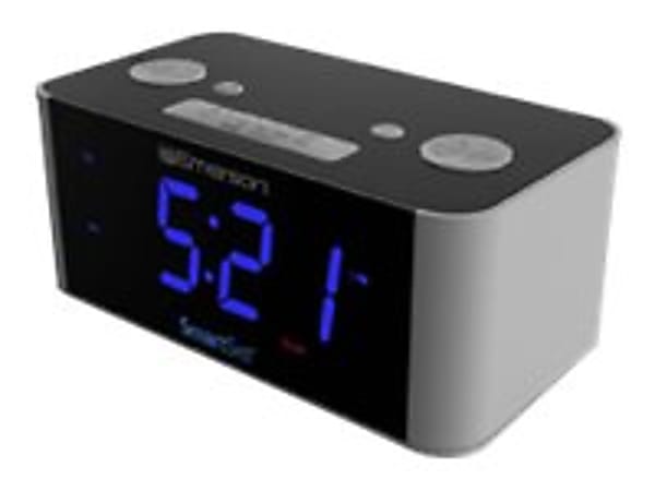 Emerson SmartSet Desktop Clock Radio - Mono - 2 x Alarm - Preset Snooze