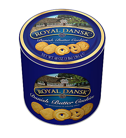 Royal Dansk Danish Butter Cookies, 3-Lb Tin