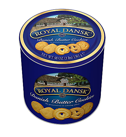 Danish Butter Cookies, 3-Lb Tin