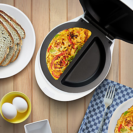 Better Chef Electric Double Omelette Maker- White