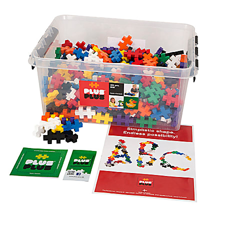 Plus-Plus Building Blocks Big Set, 400-Piece Tub