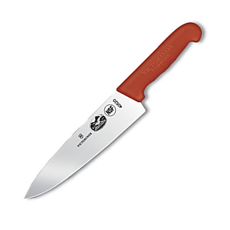 Winco Acero Forged Carbon German Steel Chef Knife 8 Silver