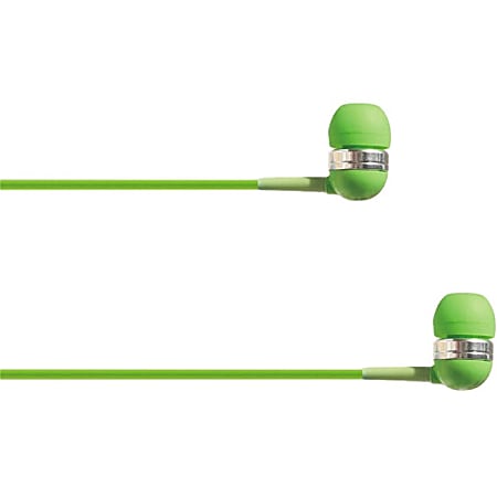 4XEM Earbud Headphones, Green