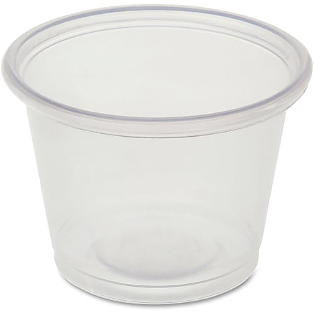 Genuine Joe 2 oz Portion Cups - 50.0 / Bag - 50 / Carton - Clear - Polystyrene - Beverage, Sauce Genuine Joe 2 oz Portion Cups - 50.0 / Bag - 50 / Carton - Clear - Polystyrene - Beverage, Sauce