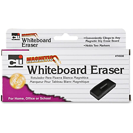 CLI Magnetic Whiteboard Eraser - 2 CLI Magnetic Whiteboard Eraser - 2