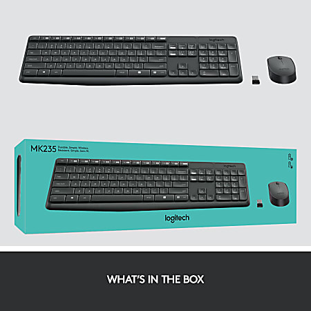 Logitech Mk235 Teclado Y Raton Inalambrico Logitech Media Markt