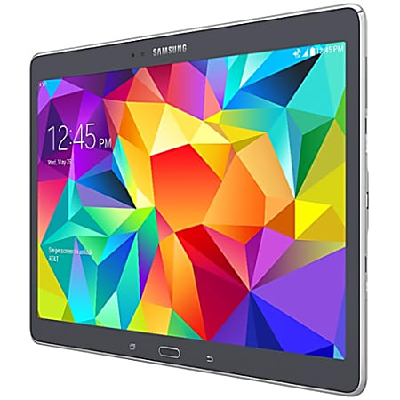 Samsung Galaxy Tab S SM-T807A 16 GB Tablet - 10.5" - Wireless LAN - AT&T - Samsung Exynos 5 Octa 5420 1.90 GHz - Charcoal Gray
