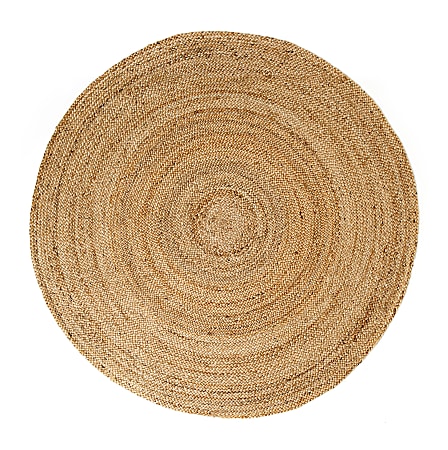 Anji Mountain Kerala Natural Jute Rug, 4', Tan